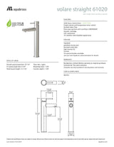 Tall single-hole lavatory faucet