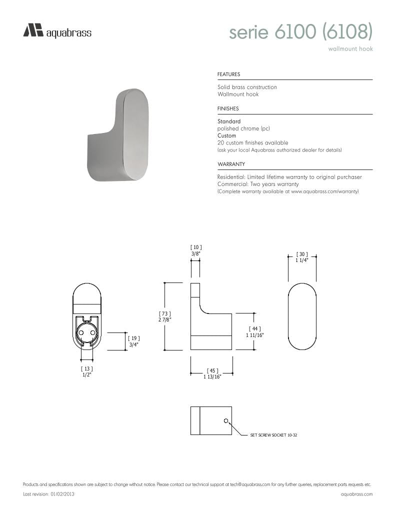 Wallmount hook