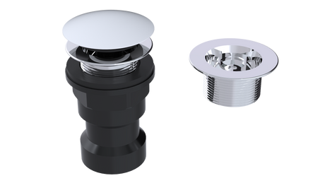 ABS Integral Waste & Overflow Clicker® Kit without Overflow (610Q-MW)