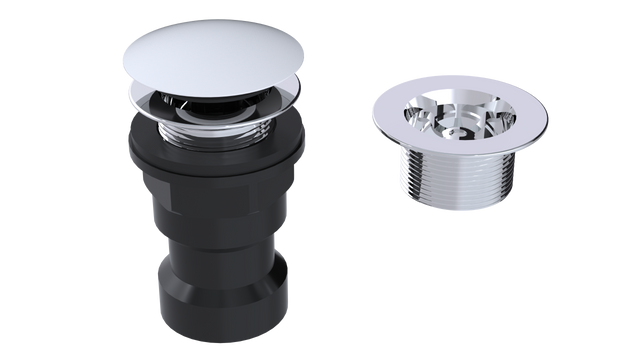 ABS Integral Waste & Overflow Clicker® Kit without Overflow (610Q-MW)