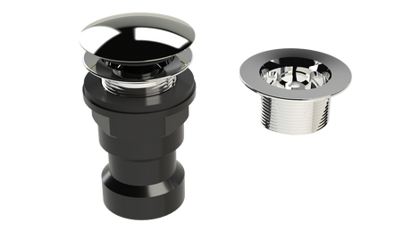 ABS Integral Waste & Overflow Clicker® Kit without Overflow (610Q)