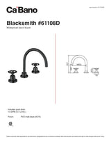 Widespread basin faucet