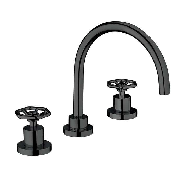 Widespread basin faucet