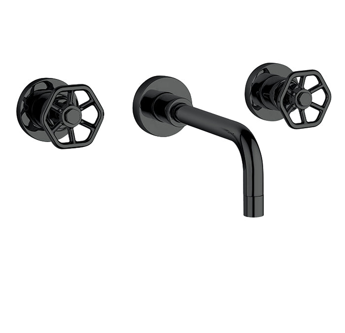 Wall mount basin faucet