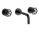 Wall mount basin faucet