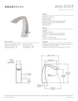 Single-hole lavatory faucet