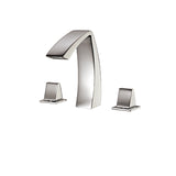 Widespread lavatory faucet