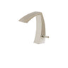 Single-hole lavatory faucet with crystals