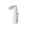 Tall single-hole lavatory faucet with crystals