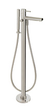 Floormount tub filler with handshower