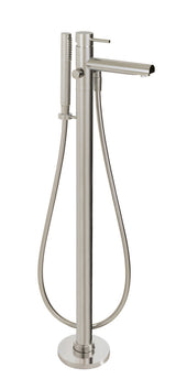 Floormount tub filler with handshower