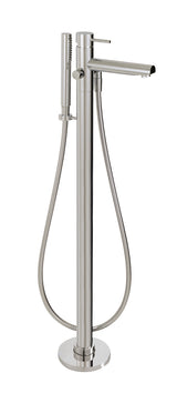 Floormount tub filler with handshower
