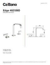 Widespread basin faucet