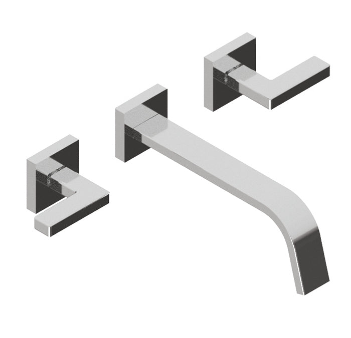 Wall mount basin faucet