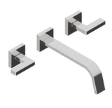 Wall mount basin faucet