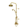 Georgian Era 3/4" Exposed Wall Mount Thermostatic Shower System