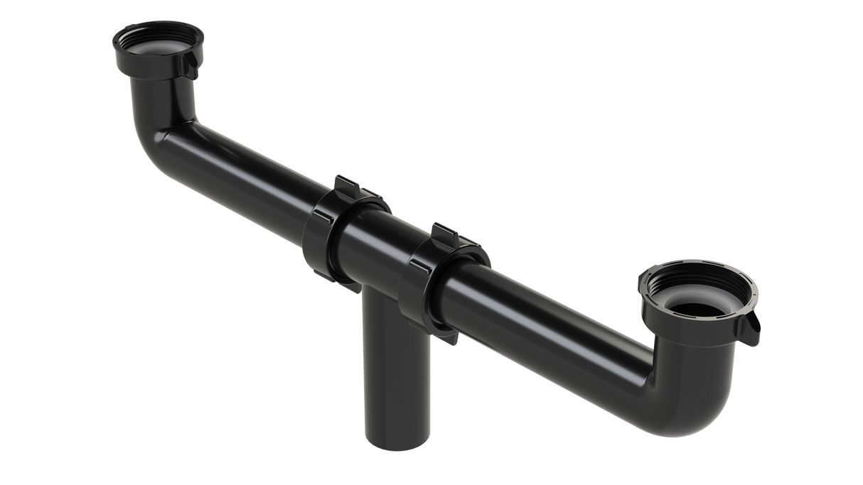 1-1/2” Plastic Continuous Waste - End Outlet (6267-DC)