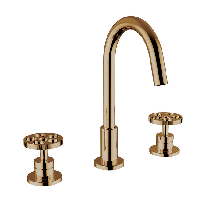 Widespread basin faucet