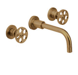 Wall mount basin faucet