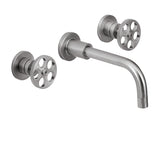 Wall mount basin faucet
