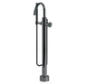 Floor mount tub filler with hand shower