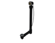 ABS OFFSET WASTE & OVERFLOW ROUGH-IN CABLE-DRIVE - COMPLETE (WITH PIPE, WITH TEE) (6342CRI-27)