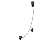ABS OFFSET WASTE & OVERFLOW ROUGH-IN CABLE-DRIVE - FULL KIT (LESS PIPE, WITH TEE) (6342CRI-45K)