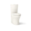 Persuade® Curv Two-piece elongated toilet with skirted trapway, dual-flush