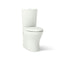 Persuade® Curv Two-piece elongated toilet with skirted trapway, dual-flush