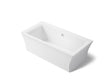 Stargaze® 72" x 36" freestanding bath with fluted shroud