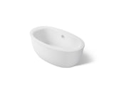 Sunstruck® 65-1/2" x 35-1/2" freestanding bath with fluted shroud