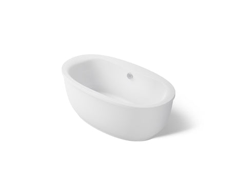 Sunstruck® 65-1/2" x 35-1/2" freestanding bath with fluted shroud