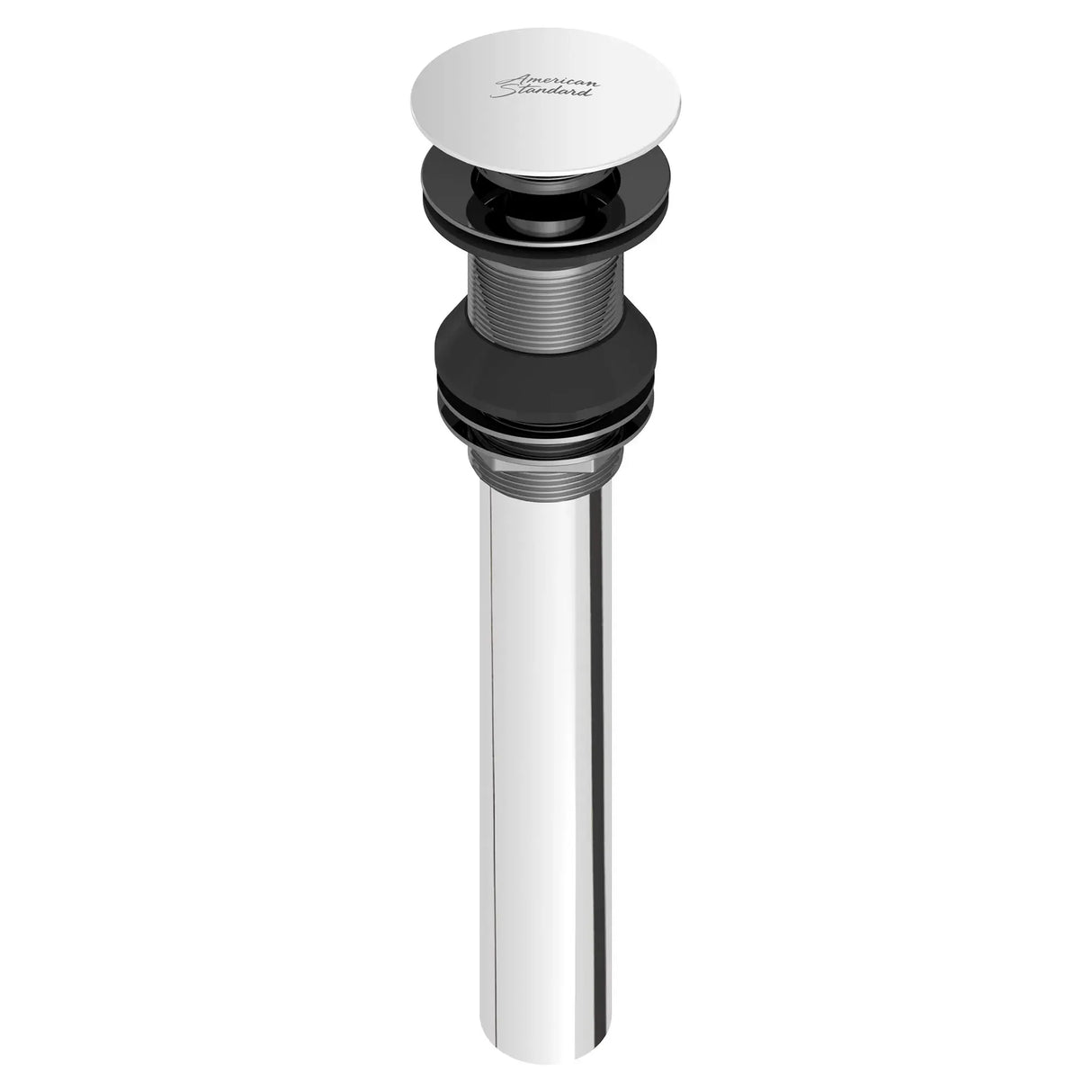 Push Pop-up Drain Without Overflow