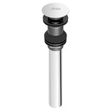 Push Pop-up Drain Without Overflow