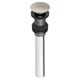 Push Pop-up Drain Without Overflow