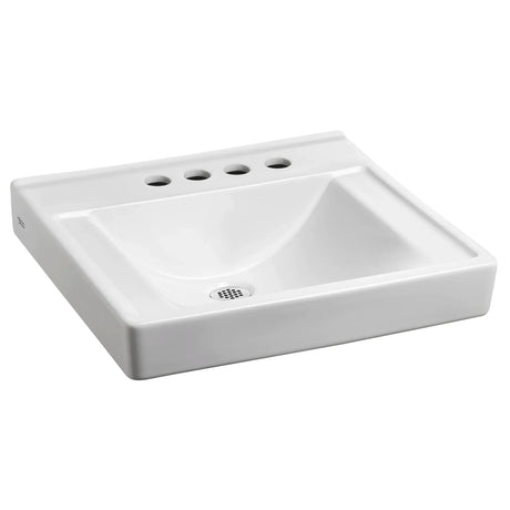Decorum® Wall-Hung EverClean® Sink With 4-Inch Centerset and Extra Right-Hand Hole