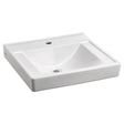 Decorum® Wall-Hung EverClean® Sink Less Overflow With Center Hole Only