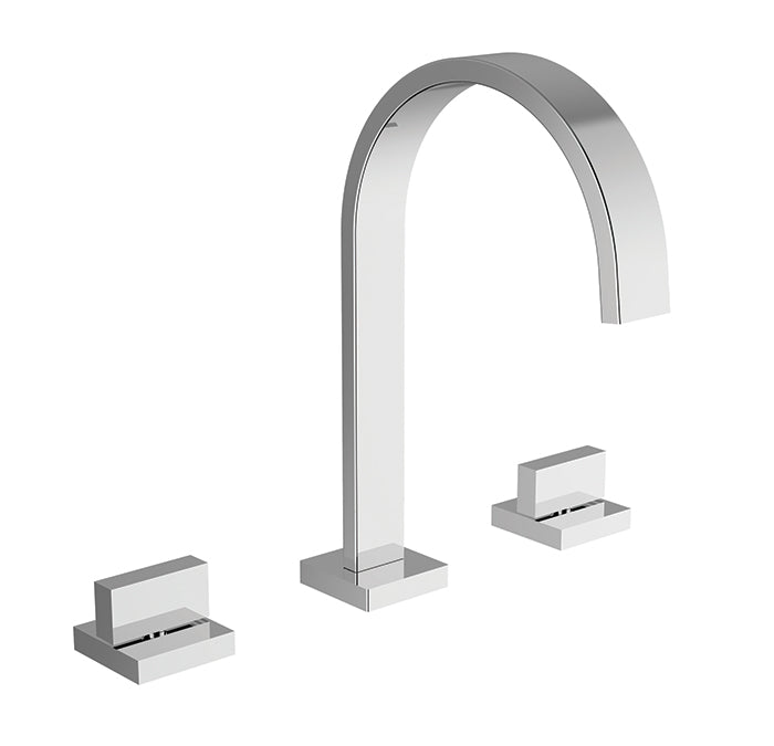 Widespread basin faucet