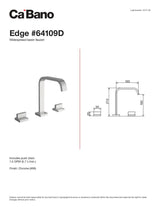 Widespread basin faucet