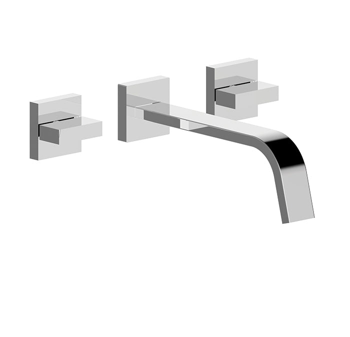 Wall mount basin faucet