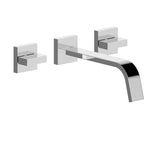 Wall mount basin faucet