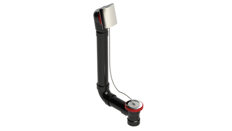 ABS DIRECT DRAIN WASTE & OVERFLOW PLUG & CHAIN (641DCS)