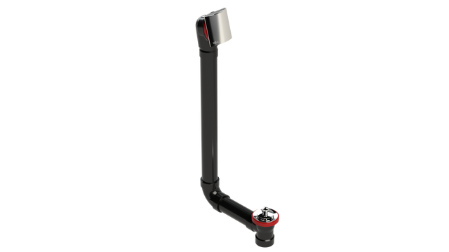 ABS DIRECT DRAIN WASTE & OVERFLOW LIFT & TURN EXTENDED (641DL-20CP)