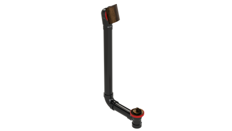 ABS DIRECT DRAIN WASTE & OVERFLOW LIFT & TURN EXTENDED (641DL-20VB)