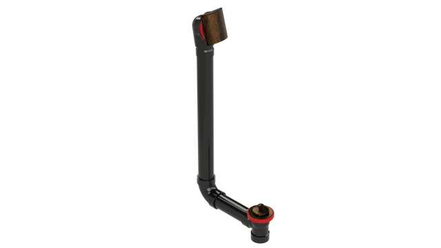 ABS DIRECT DRAIN WASTE & OVERFLOW LIFT & TURN EXTENDED (641DL-20VB)