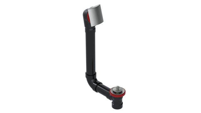 ABS DIRECT DRAIN WASTE & OVERFLOW LIFT & TURN (641DL)