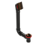 ABS DIRECT DRAIN WASTE & OVERFLOW LIFT & TURN (641DL)