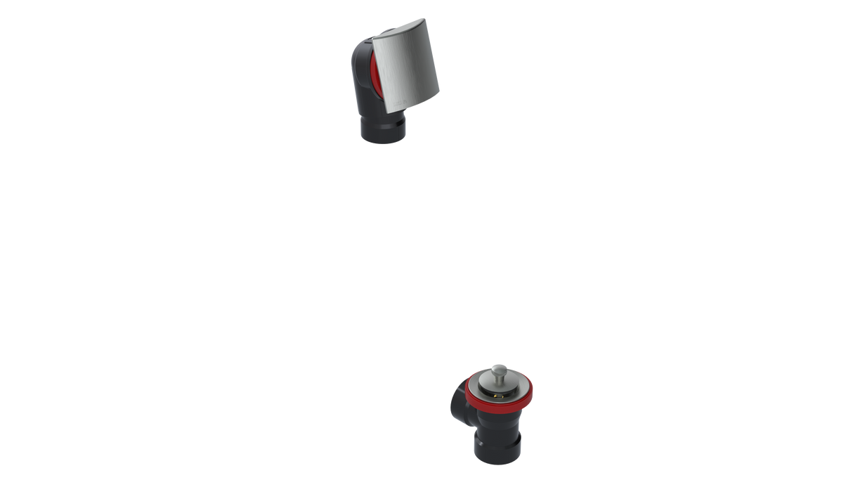 ABS DIRECT DRAIN WASTE & OVERFLOW LIFT & TURN HALF KIT (641DLHK)