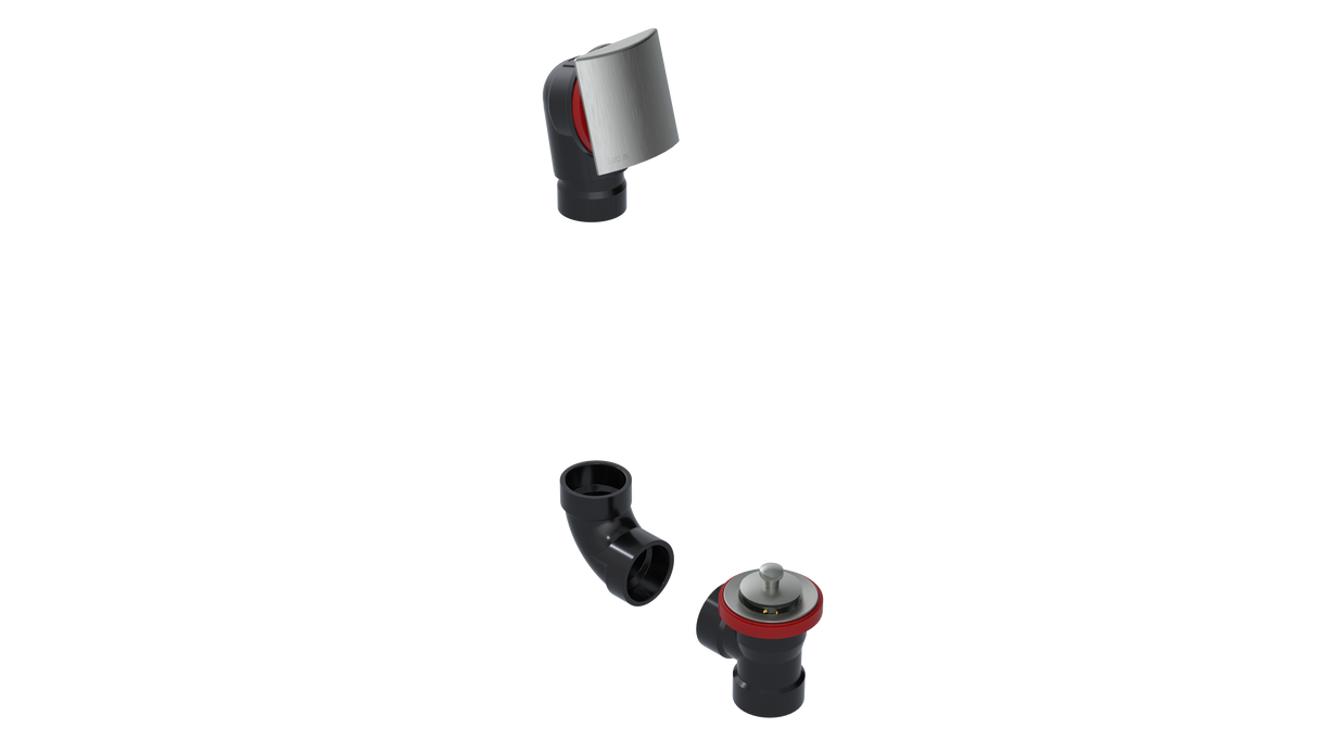 ABS DIRECT DRAIN WASTE & OVERFLOW LIFT & TURN KIT (641DLK)
