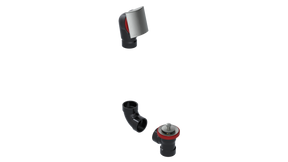 ABS DIRECT DRAIN WASTE & OVERFLOW LIFT & TURN KIT (641DLK)